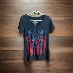 Girls with Guns Graphic Tee T-Shirt XL Black Eagle GWG